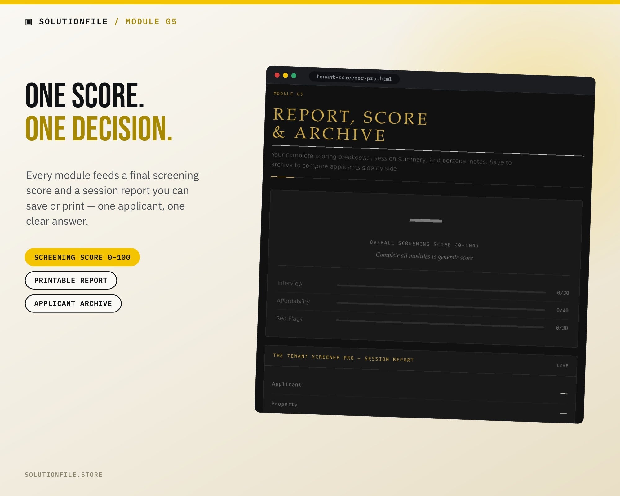 The Tenant Screener Pro