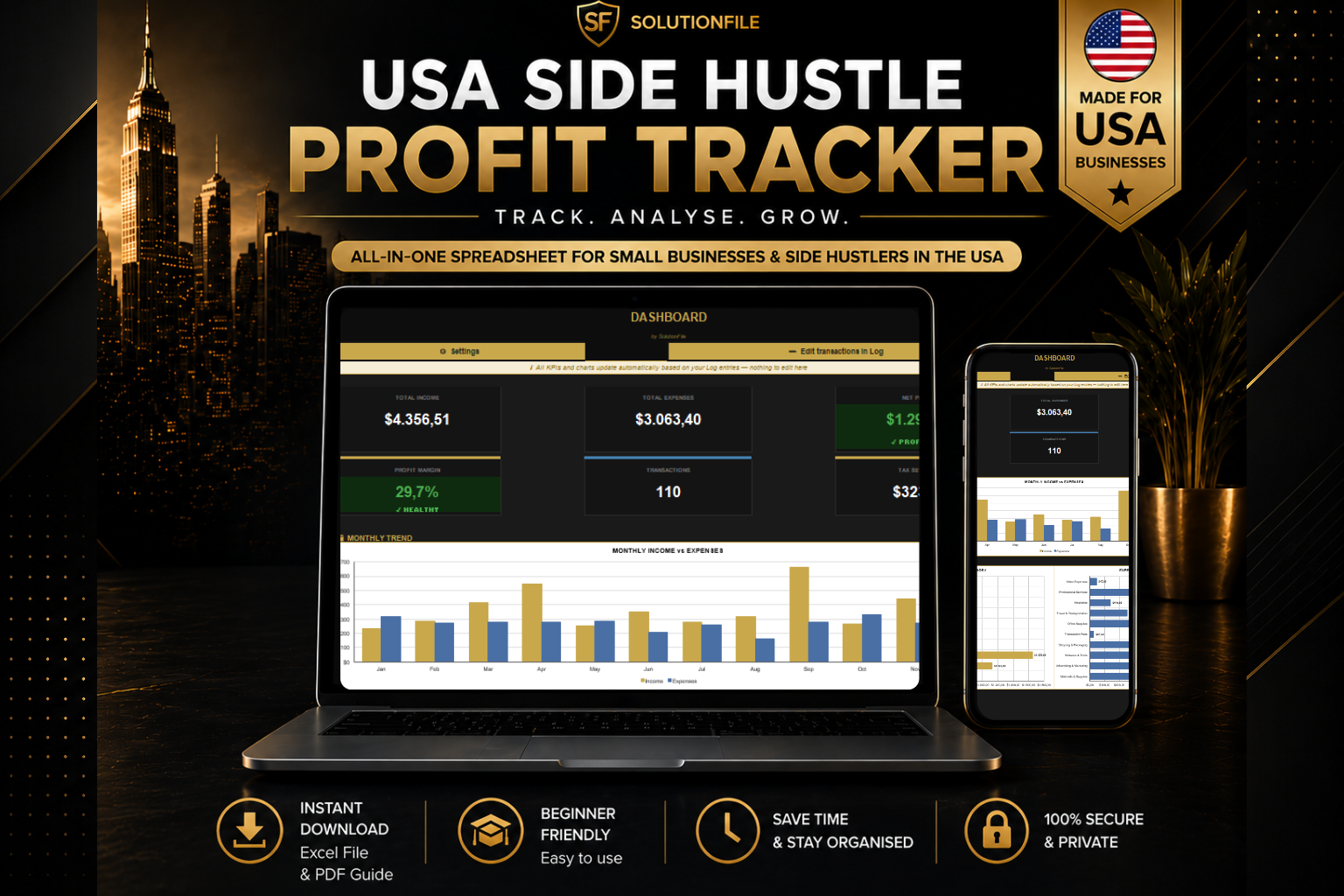 Side Hustle Profit Tracker